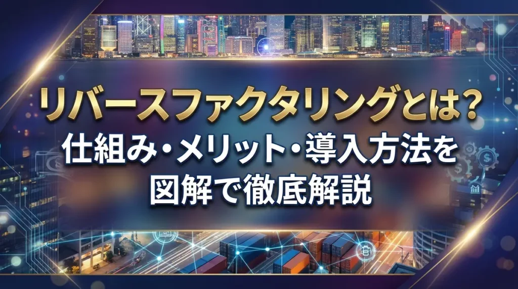 リバースファクタリングとは？仕組み・メリット・導入方法を図解で徹底解説